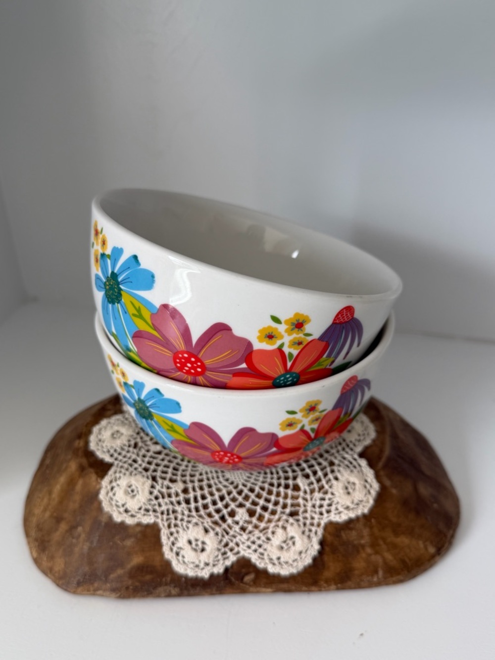 Royal Norfolk Vintage Bowls with Vibrant Colors